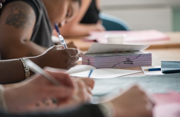 Women studying in prison