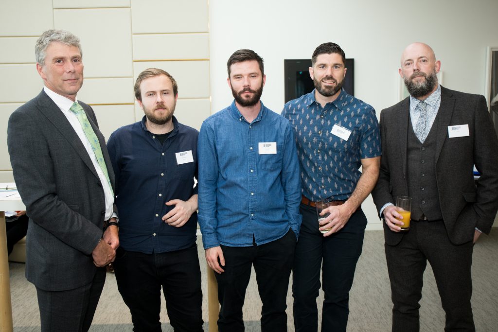 Richard Ward, PET staff Jay and Joe, Andy Morris of HMP Ashfield, and John McCrae of HMP Ranby