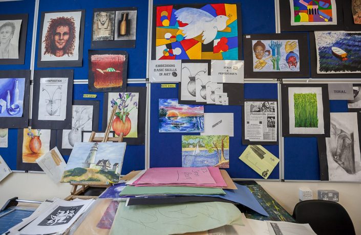 Artwork on the wall
