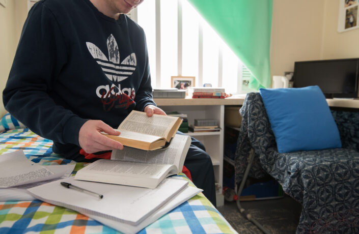 Learner studies in their cell